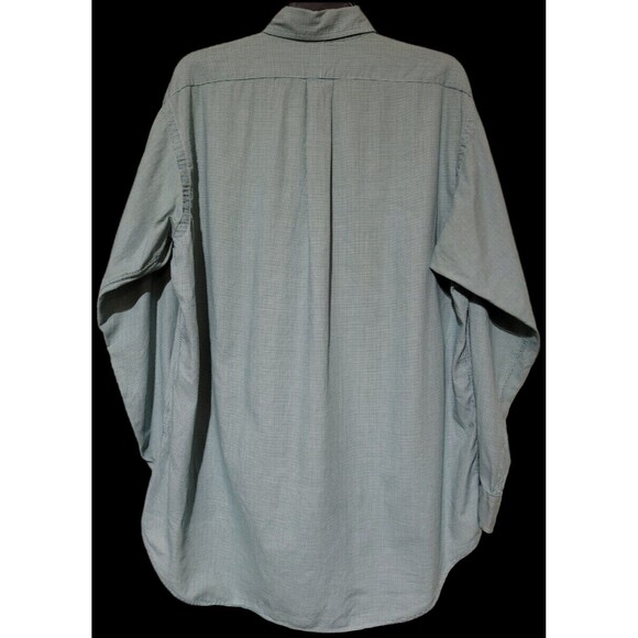 Ralph Lauren Blake Green Houndstooth Long Sleeve Button, Medium - Picture 4 of 6